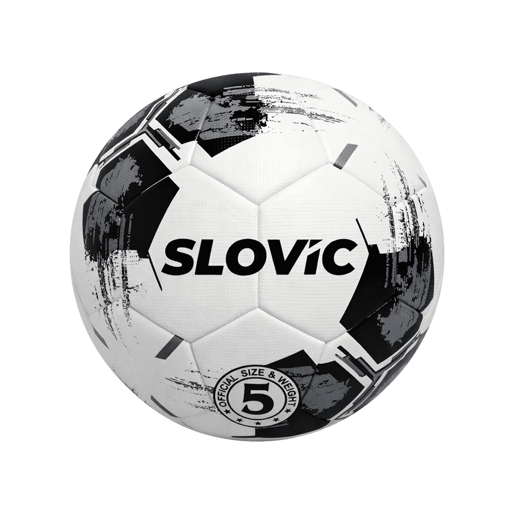 Slovic Strike Rubber Football Size - 5 (White)